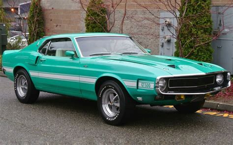 1969 green shelby mustang gt500